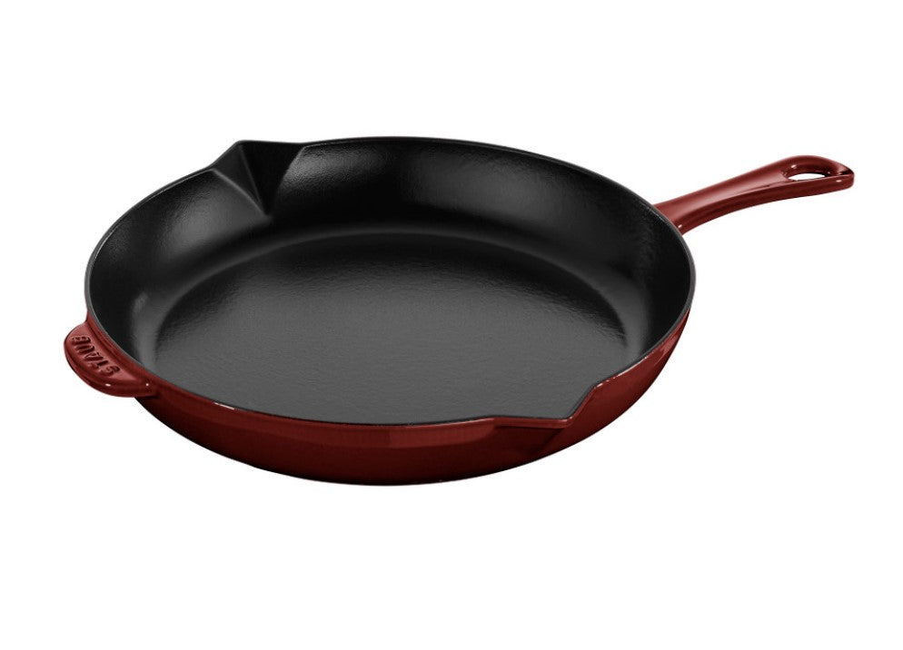 Staub Cast Iron Fry Pan 12-in Graphite Grey