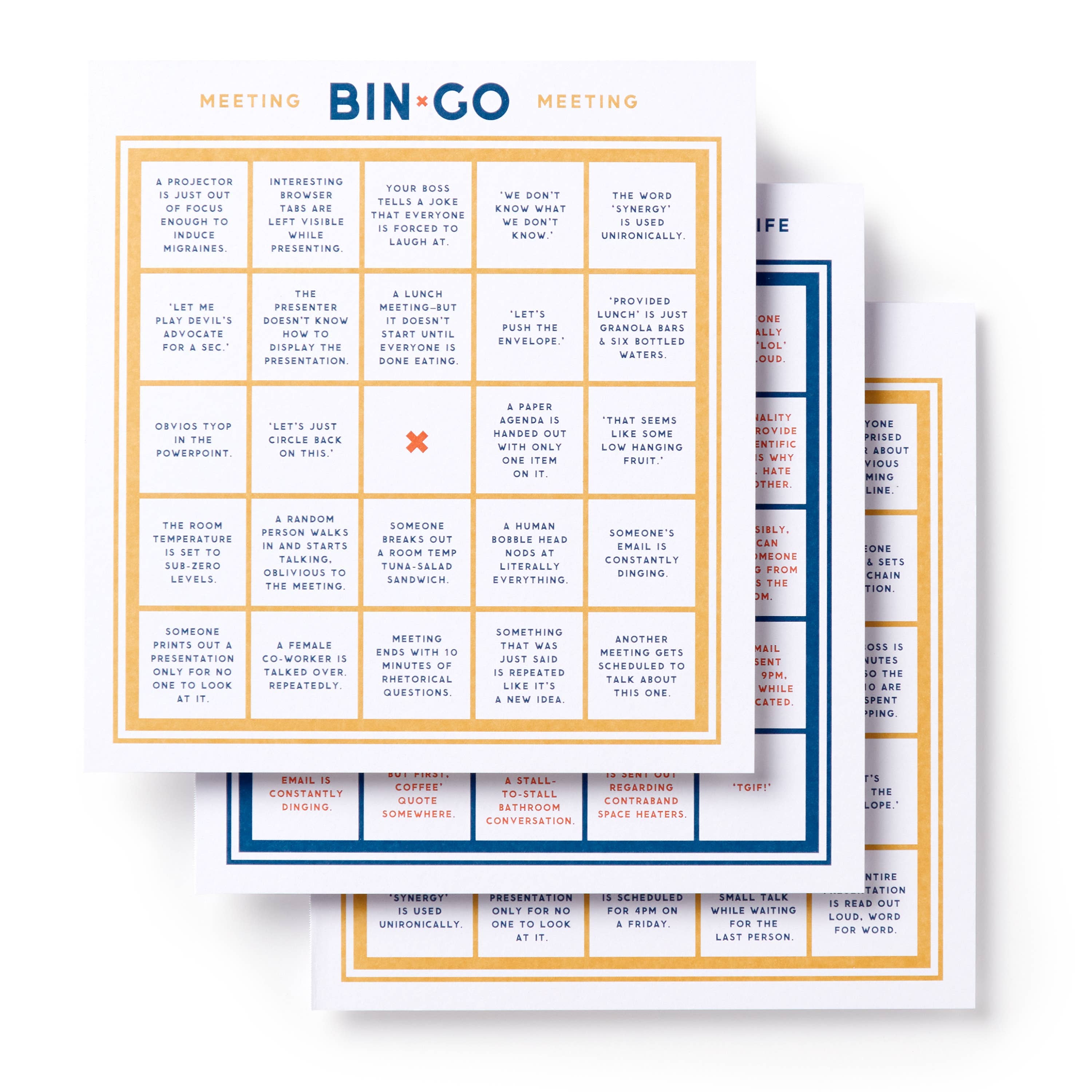 Brass Monkey Bin-go To A Dumb Meeting Bingo Book