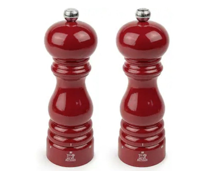 Peugeot Salt and Pepper Mill Set - 18cm Red