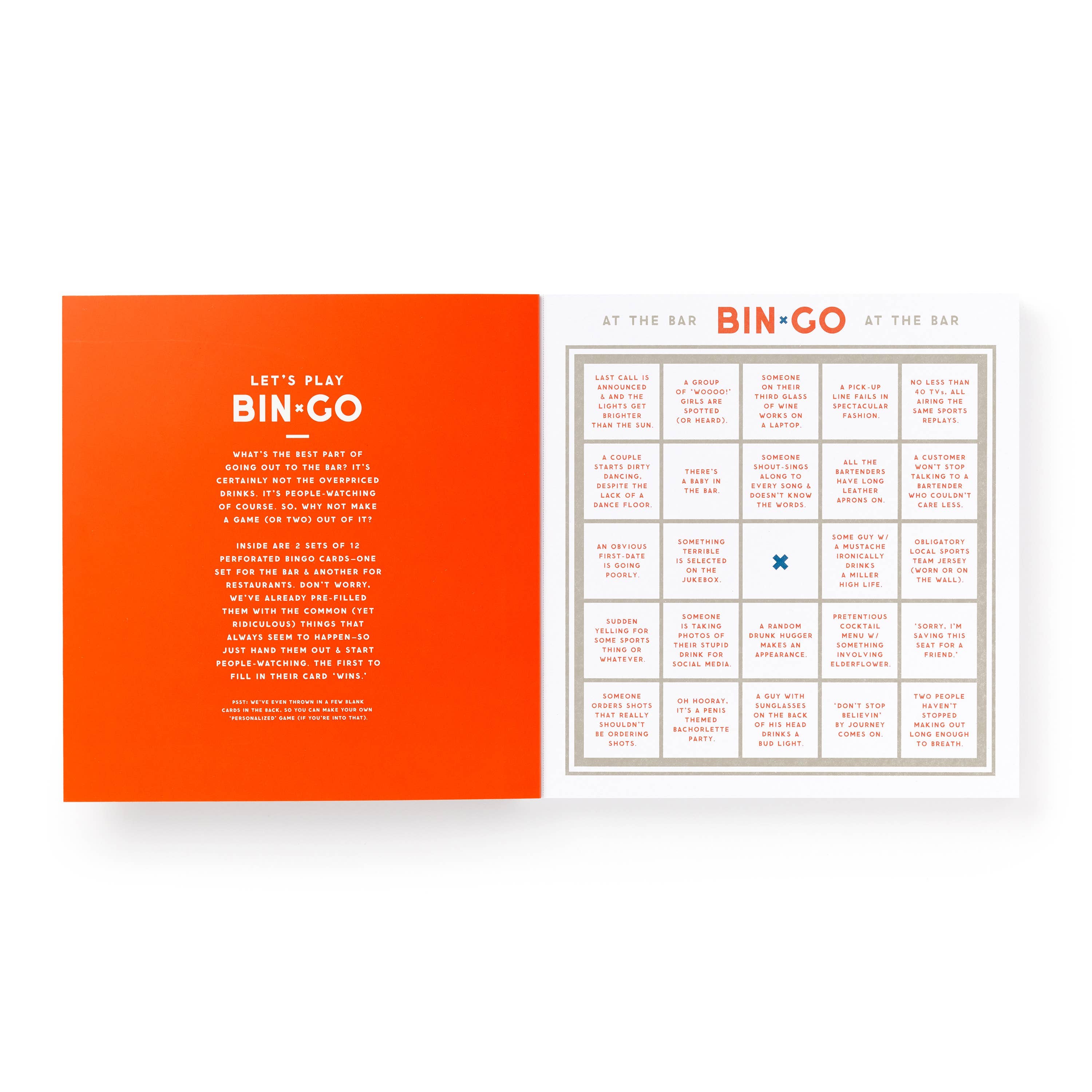 Brass Monkey Bin-go Get A Few Drinks Bingo Book