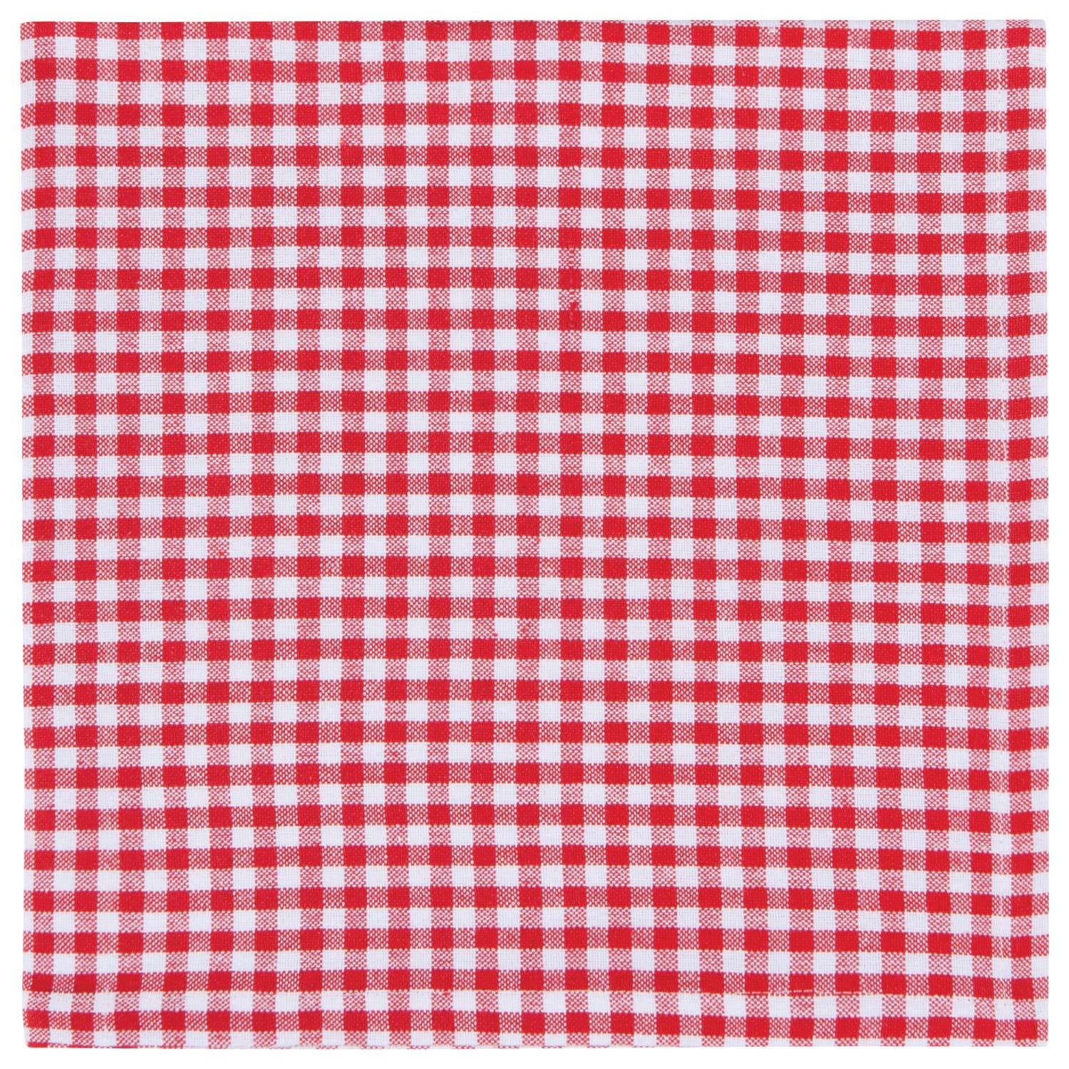 Red Gingham Napkins - Set of 4