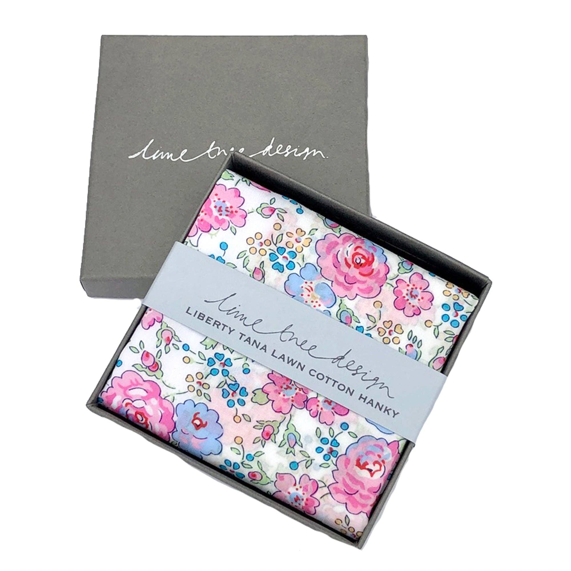 Single Boxed Hankies made with Liberty Fabric