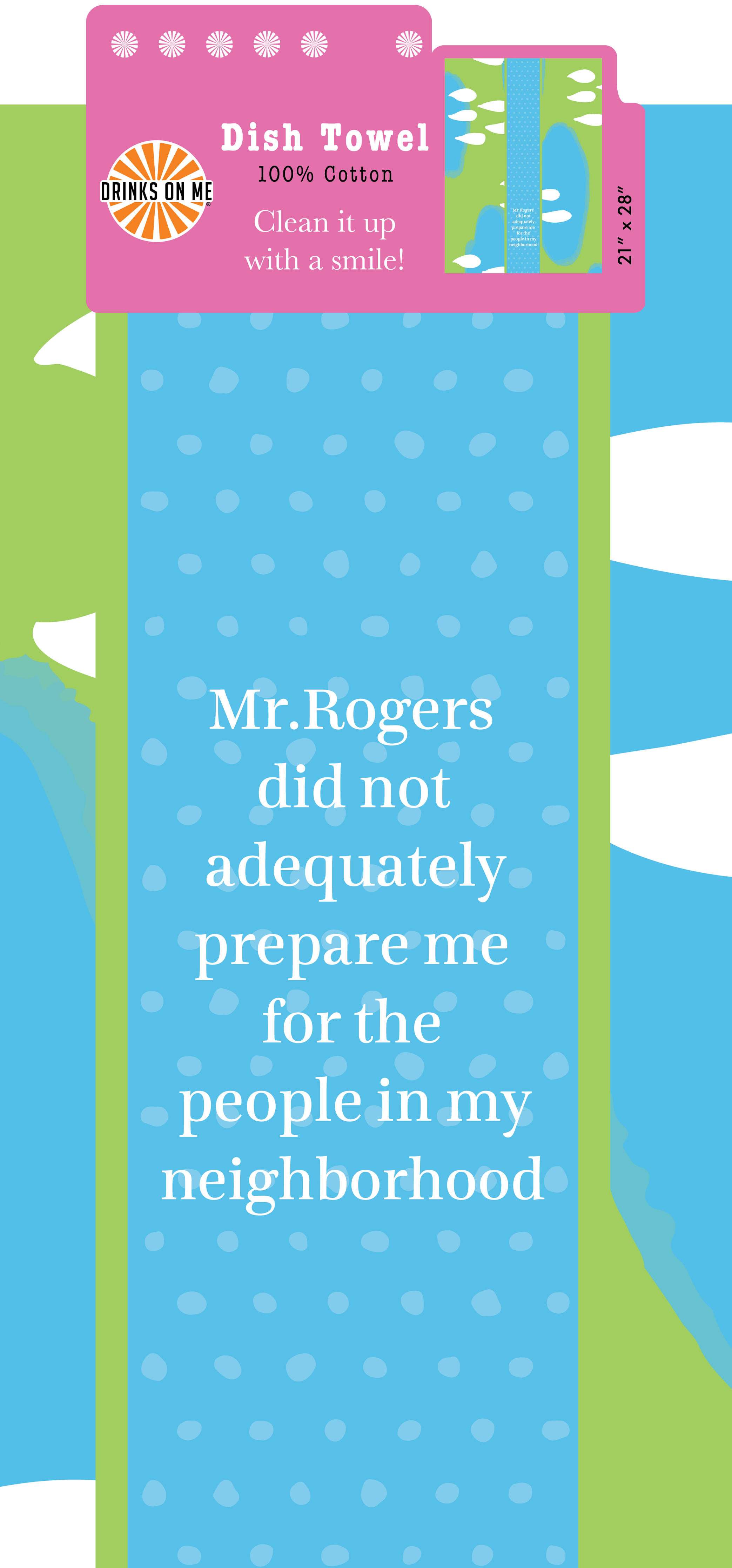 DISH TOWEL: Mr Rogers