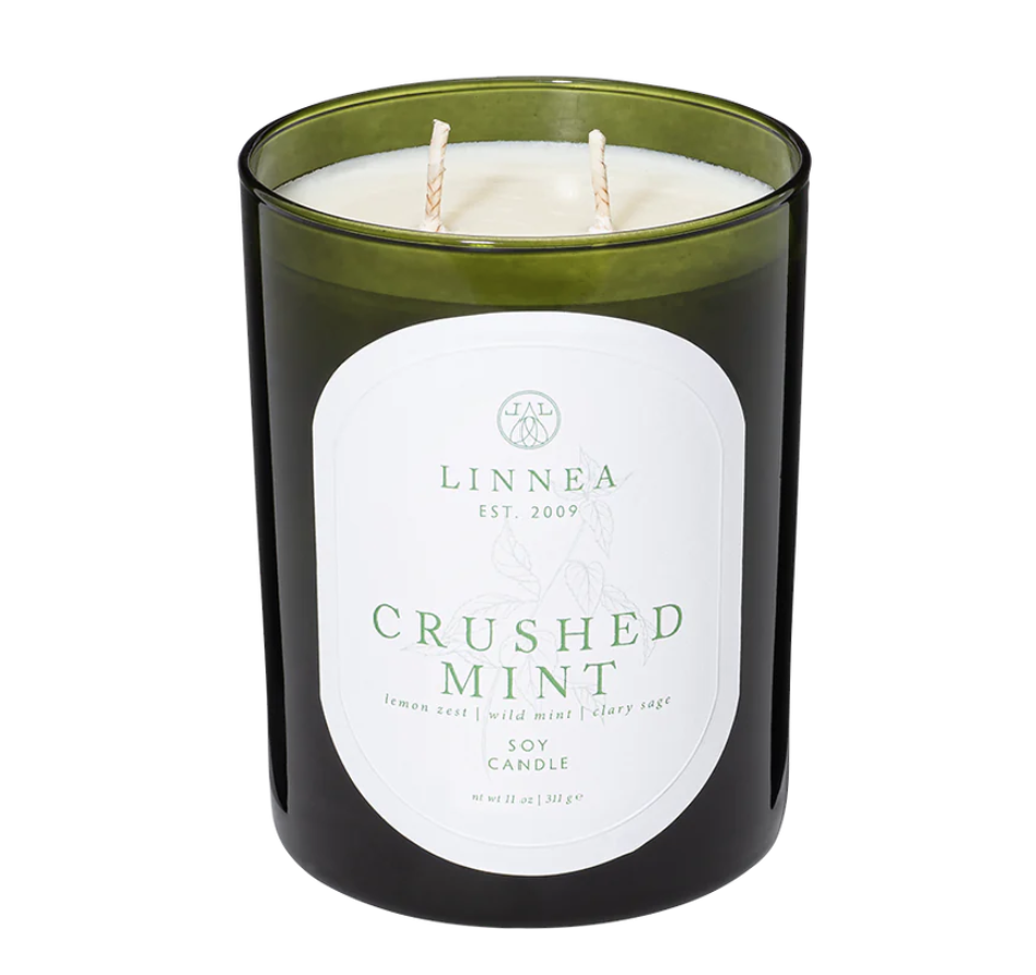 Crushed Mint Candle by Linnea