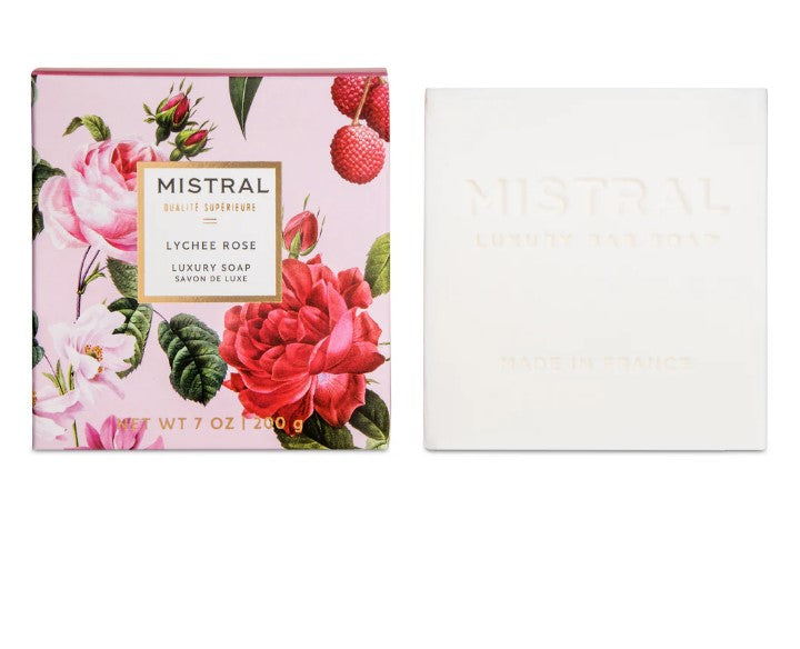 Luxe Square Bar Soap Lychee Rose