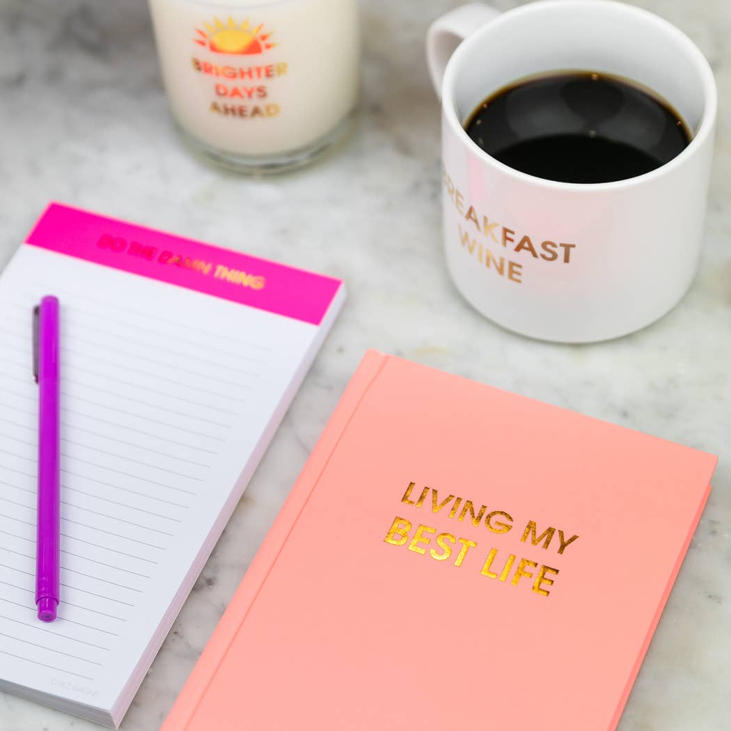 Living My Best Life Journal Bright Hardcover