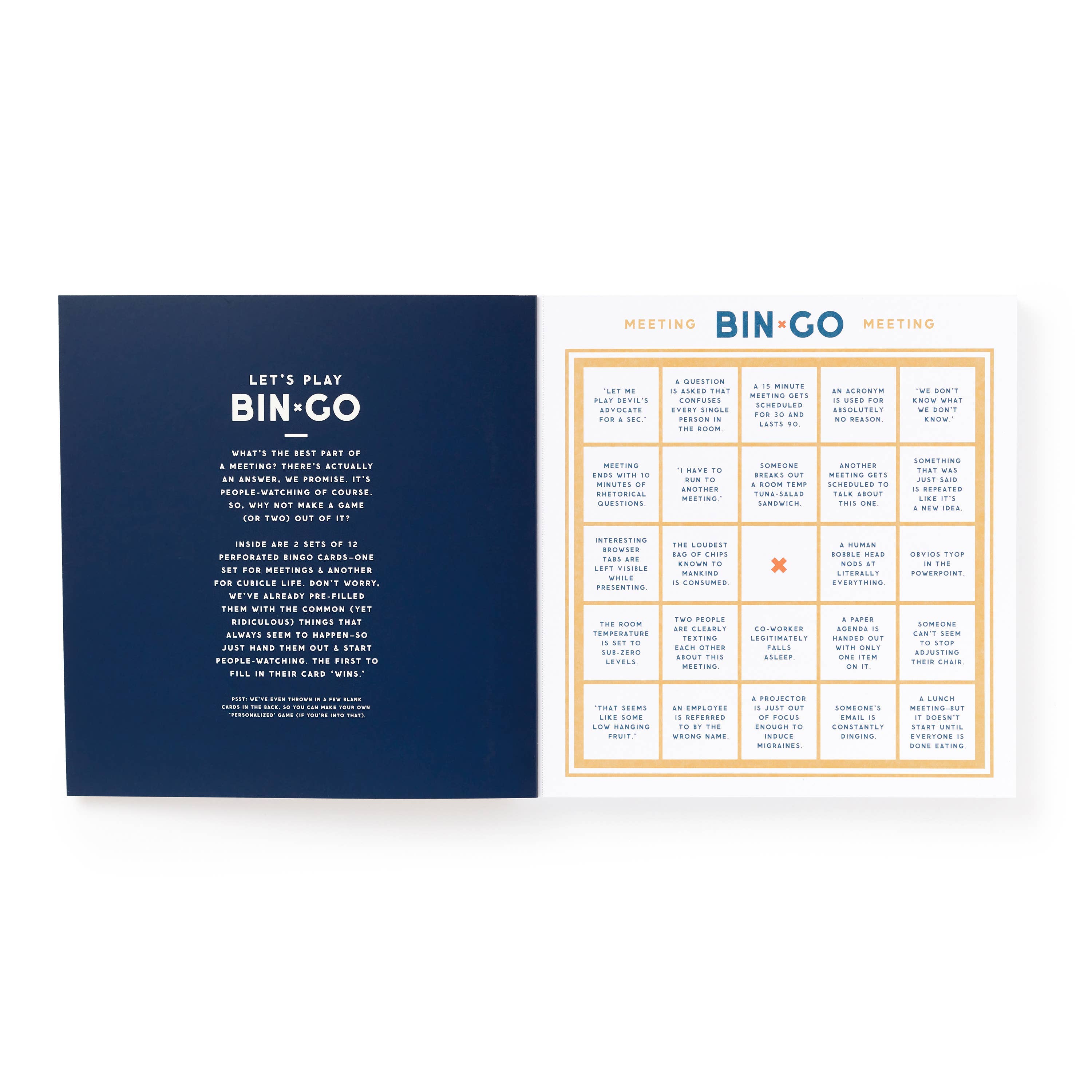 Brass Monkey Bin-go To A Dumb Meeting Bingo Book