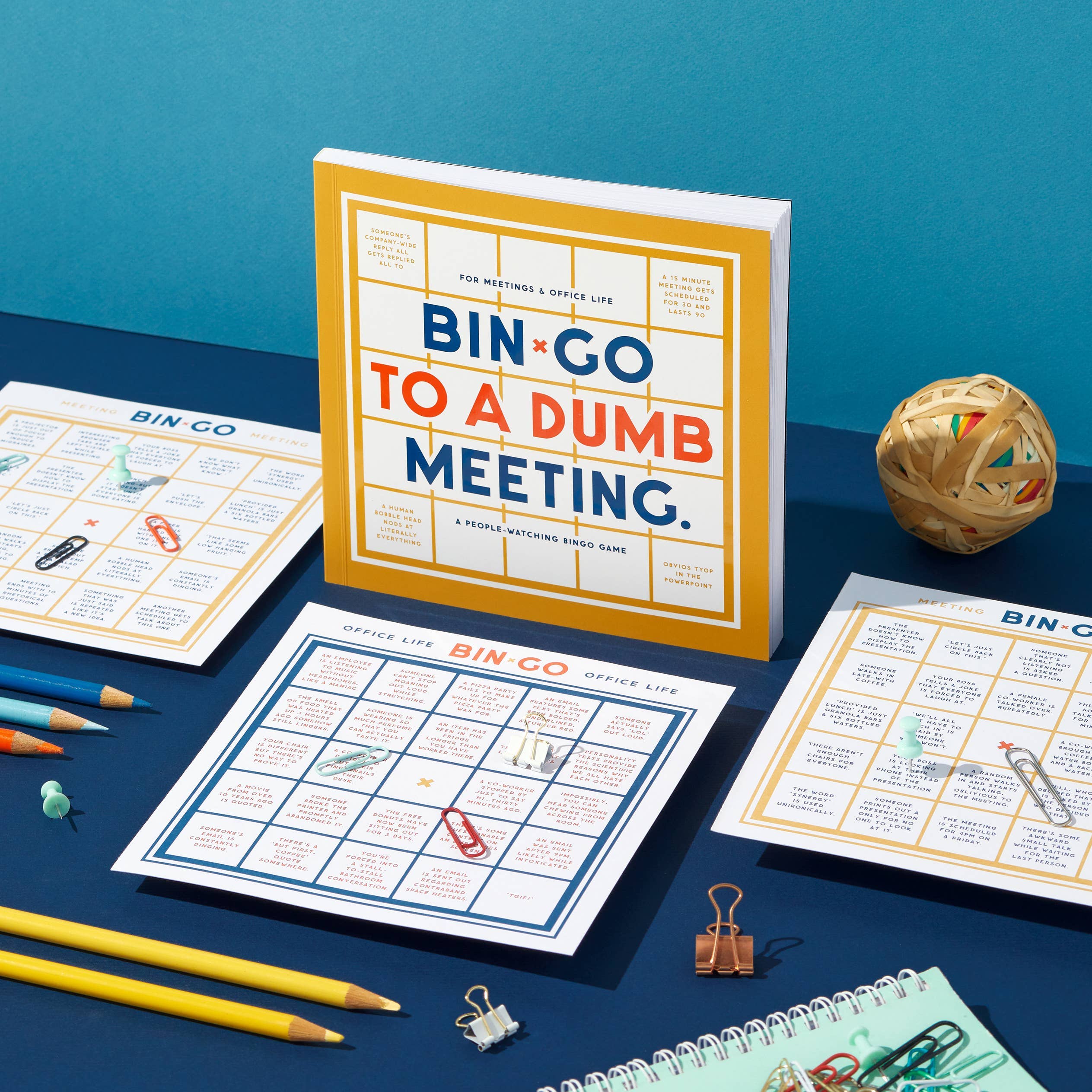 Brass Monkey Bin-go To A Dumb Meeting Bingo Book