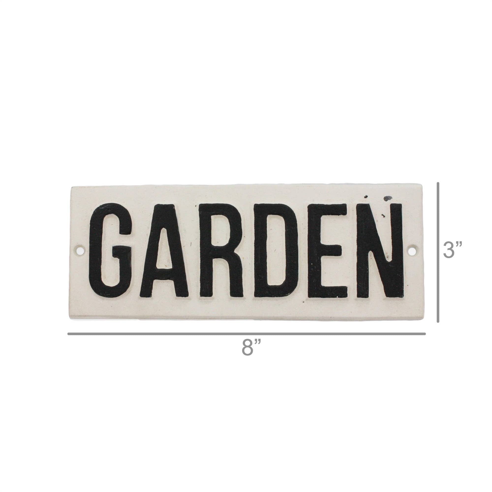 Cast Iron Sign - Garden