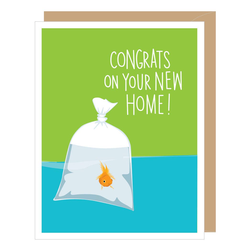 Goldfish Congrats New Home Card
