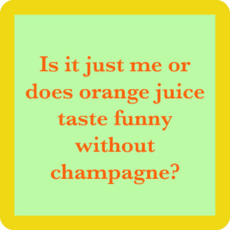 Orange Juice Coaster
