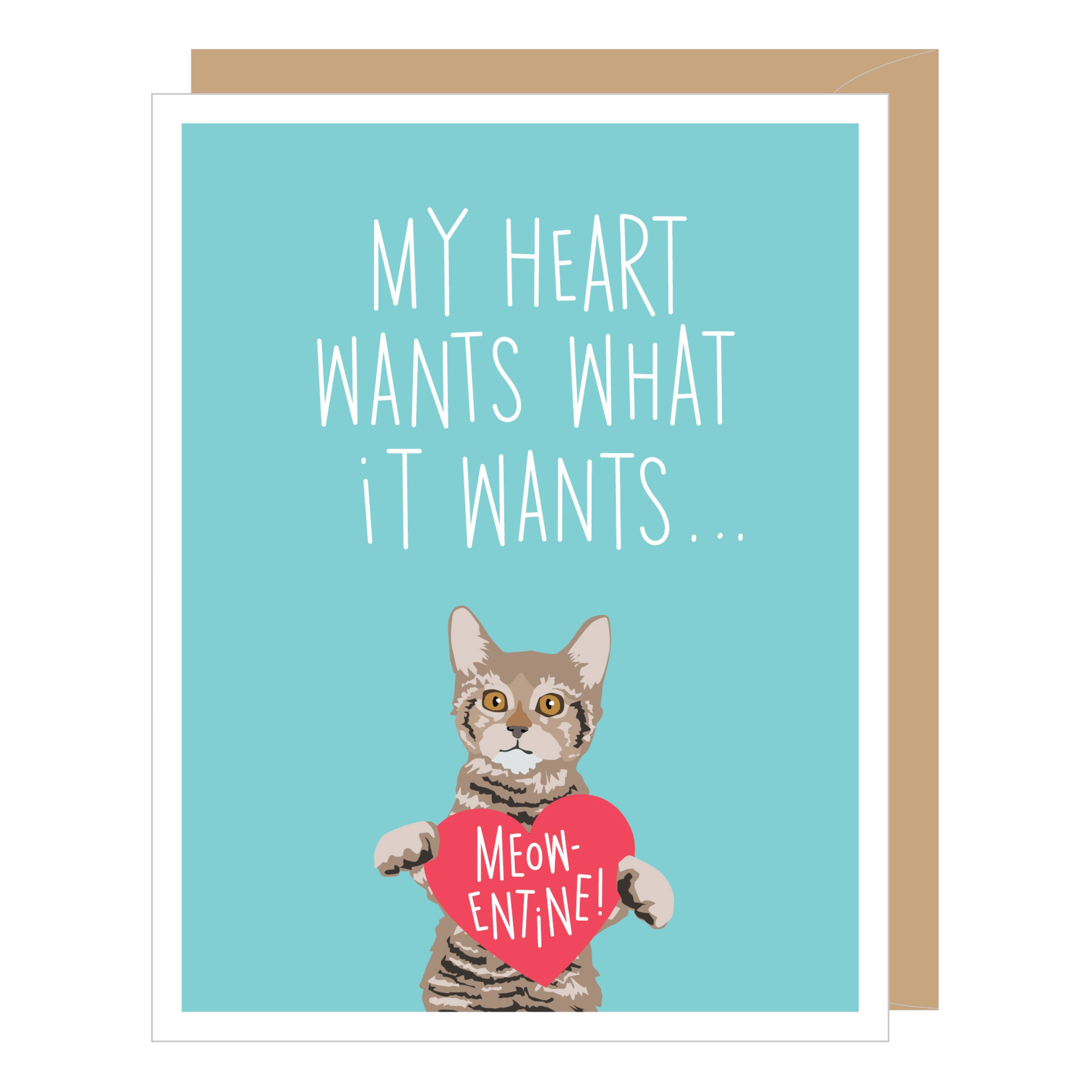Meow-entine Valentine's Day Card