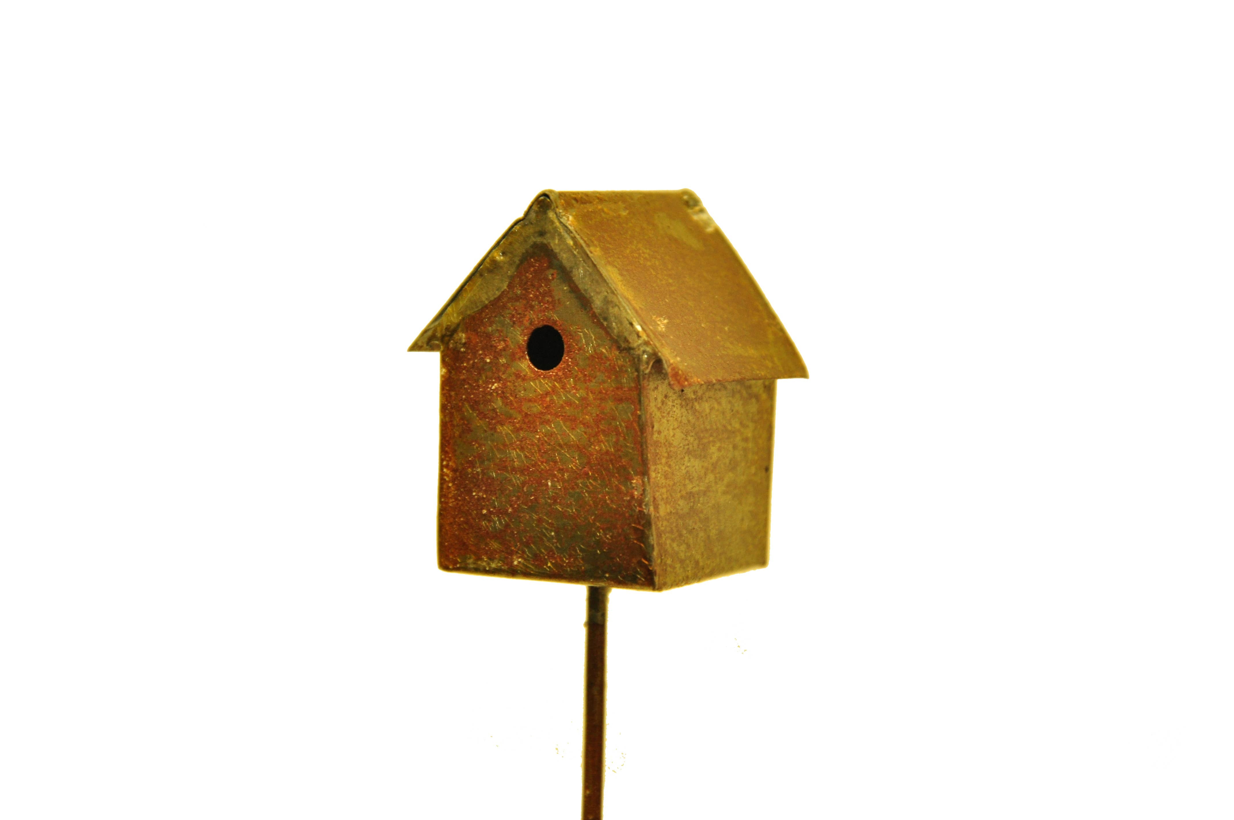 MiniGardenn 10020 Fairy Garden Miniature Bird House Pick