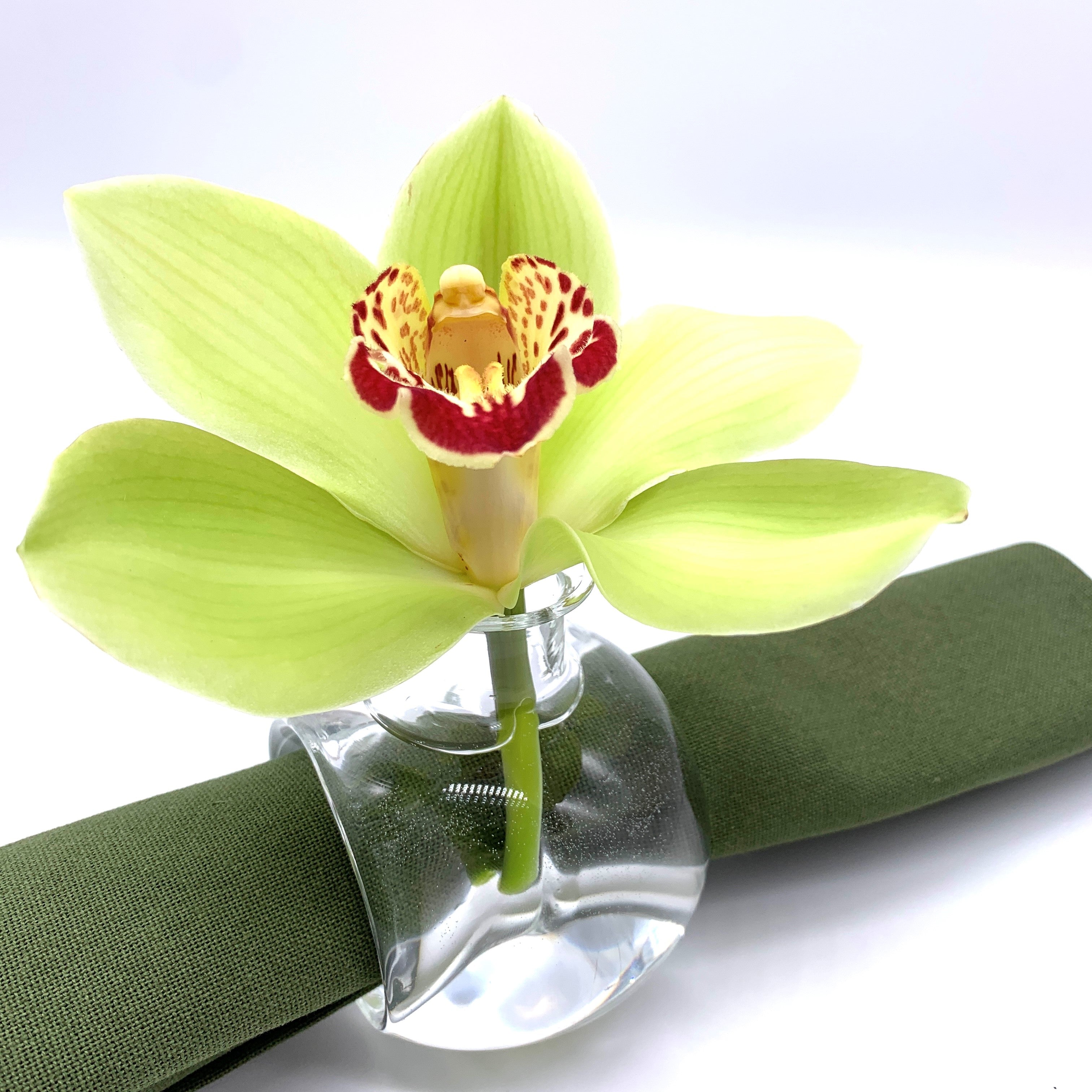 Napkin Rings - Flower Vase Set of Four