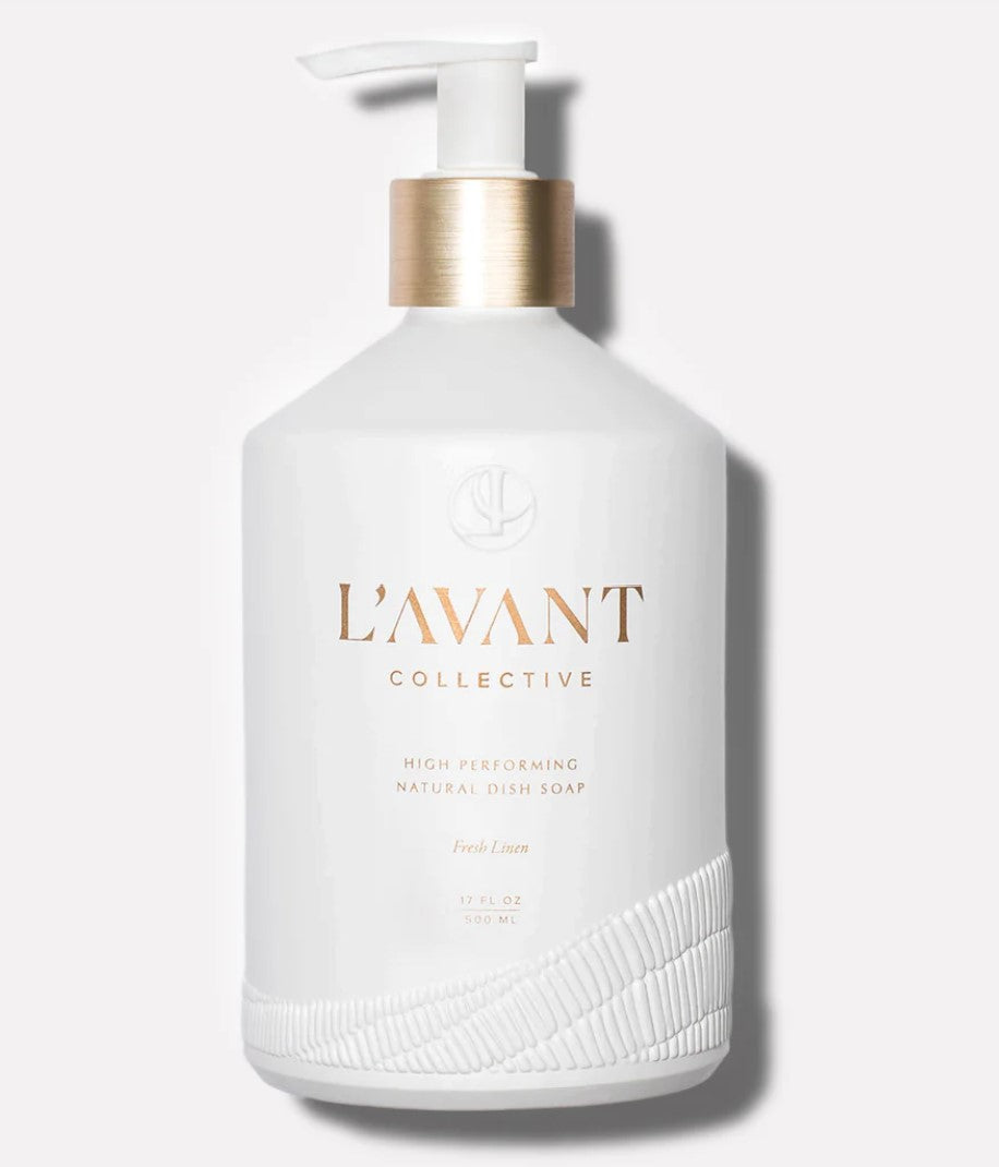 L'Avant High Performing Natural Dish Soap (Glass Bottle) - Fresh Linen