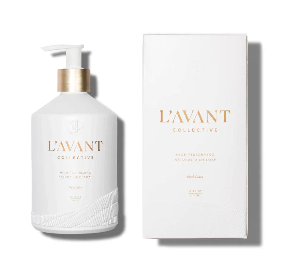L'Avant High Performing Natural Dish Soap (Glass Bottle) - Fresh Linen