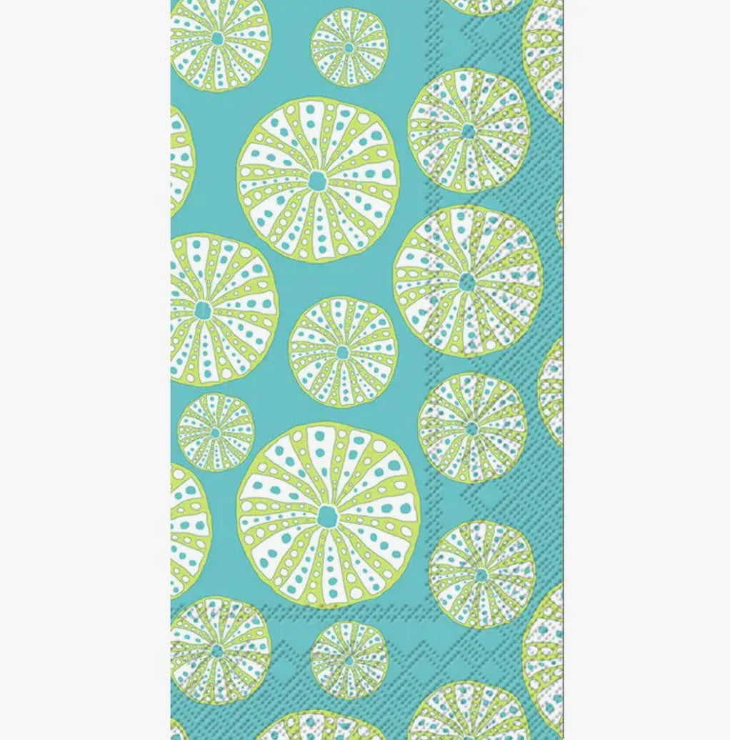 Turquoise Urchin Paper Napkins